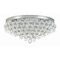 Crystorama Calypso 20 Inch 6-Light Crystal Flush Mount