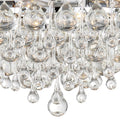 Crystorama Calypso 20 Inch 6-Light Crystal Flush Mount