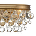 Crystorama Calypso 23 Inch 6-Light Vibrant Gold Bath Vanity Light