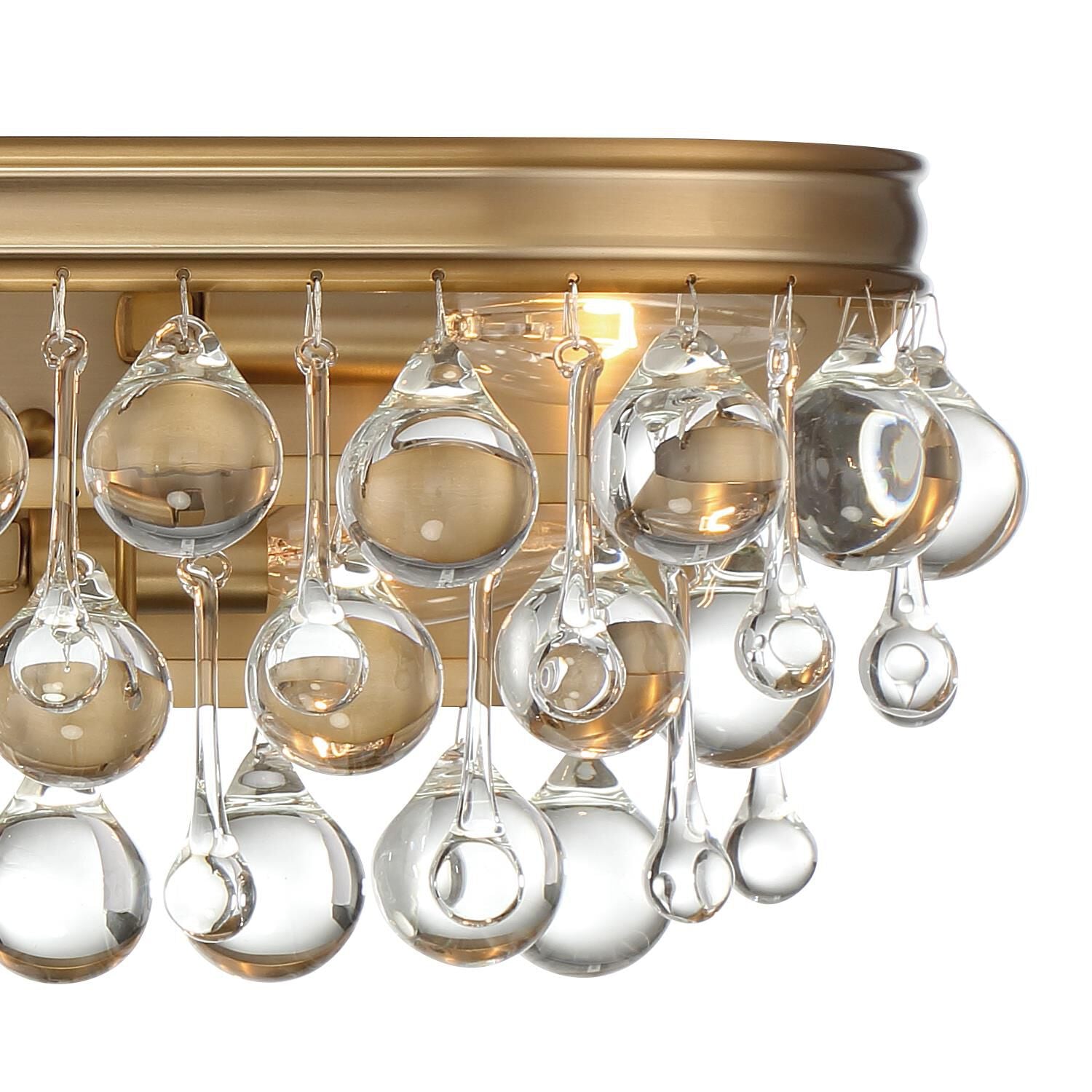 Crystorama Calypso 23 Inch 6-Light Vibrant Gold Bath Vanity Light