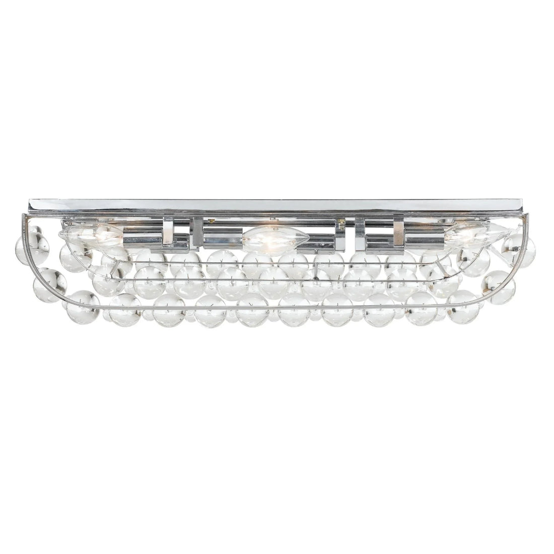 Calypso 33-Inch 8-Light Crystal Bath Vanity Light