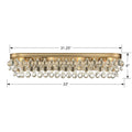 Calypso 33-Inch 8-Light Crystal Bath Vanity Light