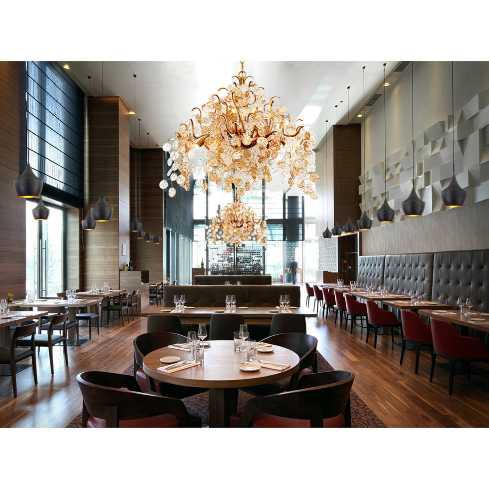 Campobasso 11-Light 33" Chandelier, Gold Finish