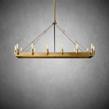 Coviro Rectangular Outdoor Chandelier