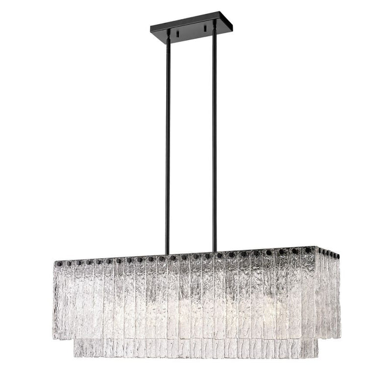 Z-Lite Linear Glass Chandelier