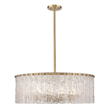 Z-Lite Round Glass Chandelier