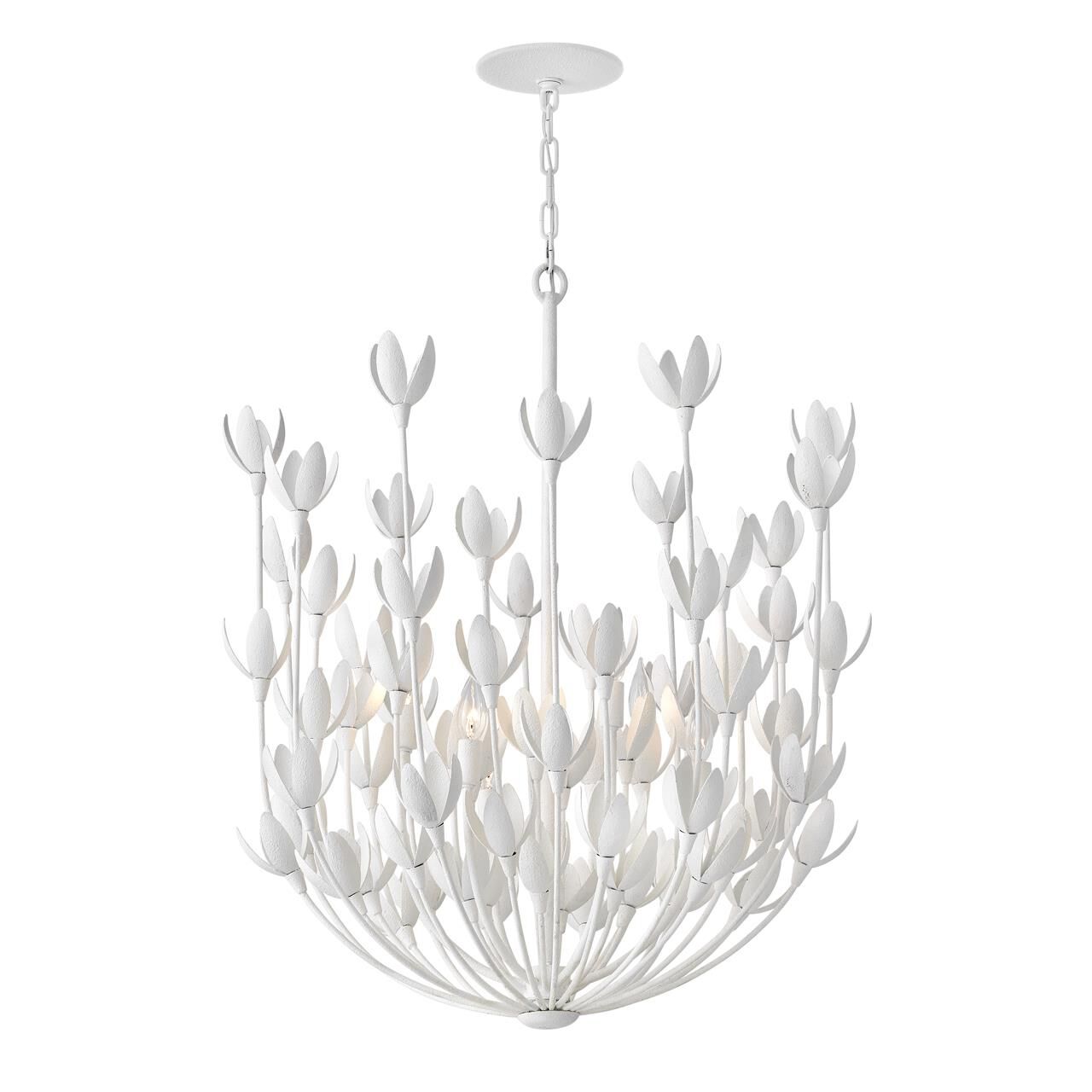 Hinkley Lighting Flora 26 Inch 6-Light Chandelier, Burnished Gold