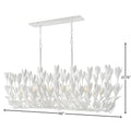 Hinkley Lighting Flora 60 Inch 10 Light LED Linear Suspension Light