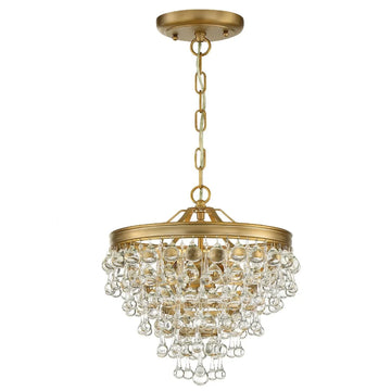 Wish List Calypso 13 Inch 3 Light Mini Chandelier