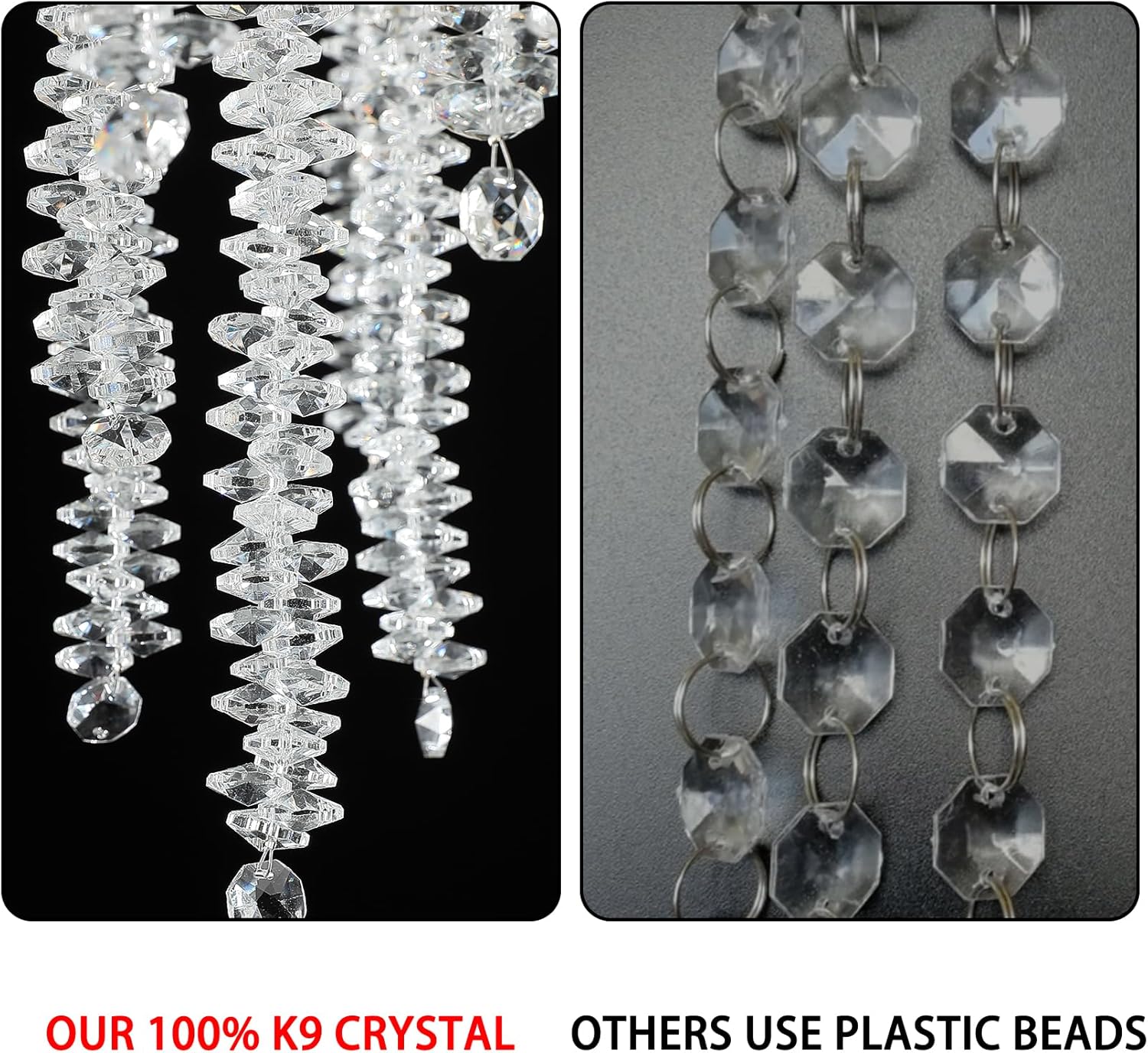 YUYI Modern Crystal Chandelier: 47.2" Gold Tree Branch Pendant Light Fixture