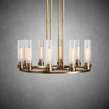 Andreas Round Chandelier 10/12 Light