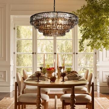 Ghiaccio Round Chandelier 24"36"48"60"