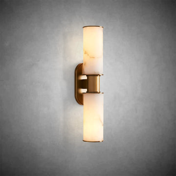 Harlin 2-Light Wall Sconce in Alabaster