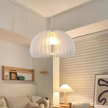 Larry Cream White Pumpkin Pendant Lighting