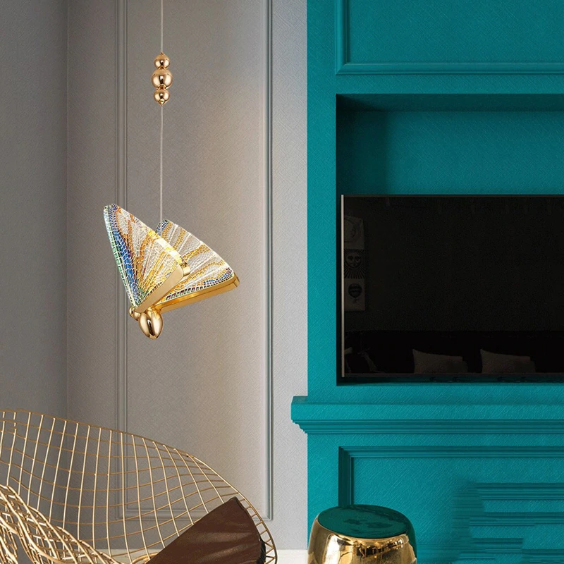 Creative Butterfly Colorful Pendant Light - Ineffable Lighting