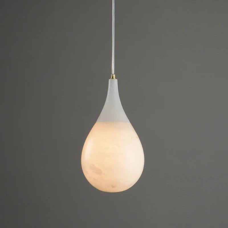 Larry Alabaster Rain Modern Pendant Light