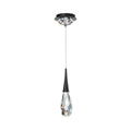 Hibiscus LED Mini Pendant Light in Black.