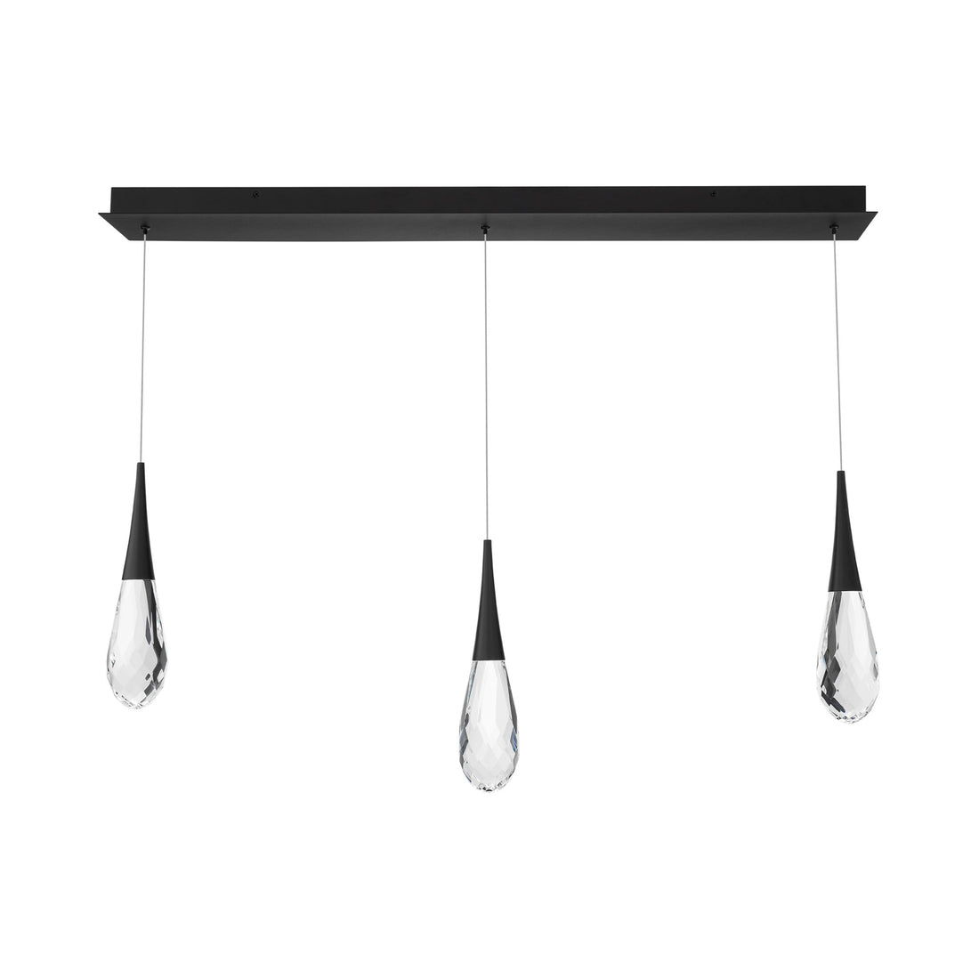 Hibiscus Linear LED Multi Pendant Light in Detail.