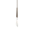 Solitude Mini LED Pendant Light in Antique Nickel.