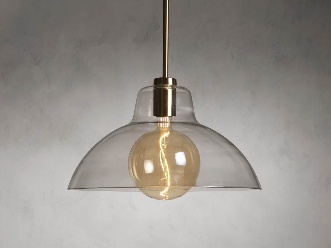Yauer Dome Pendant with Bulb
