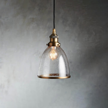 Industrial style bell chandelier