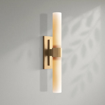 Savelle Milk Glass Sconce 23"