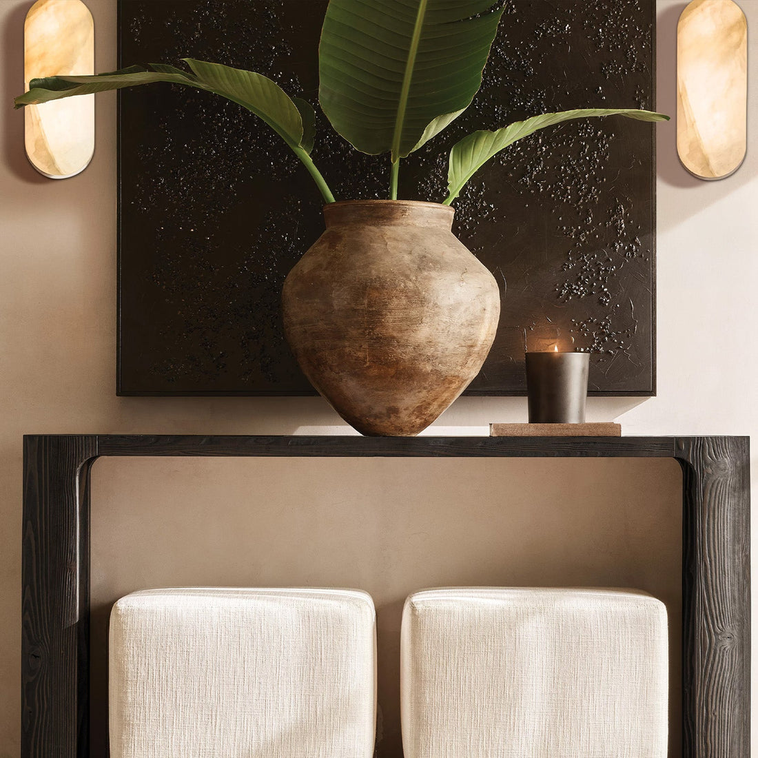 Rivaga Lisse Alabaster Sconce