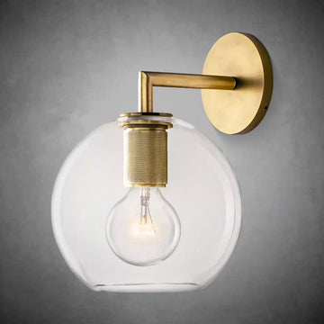 Utilitaire Globe Shade Sconce
