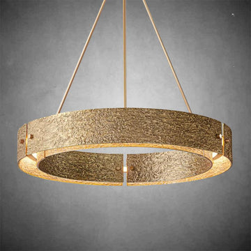 Vouvrey Round Chandelier D36"