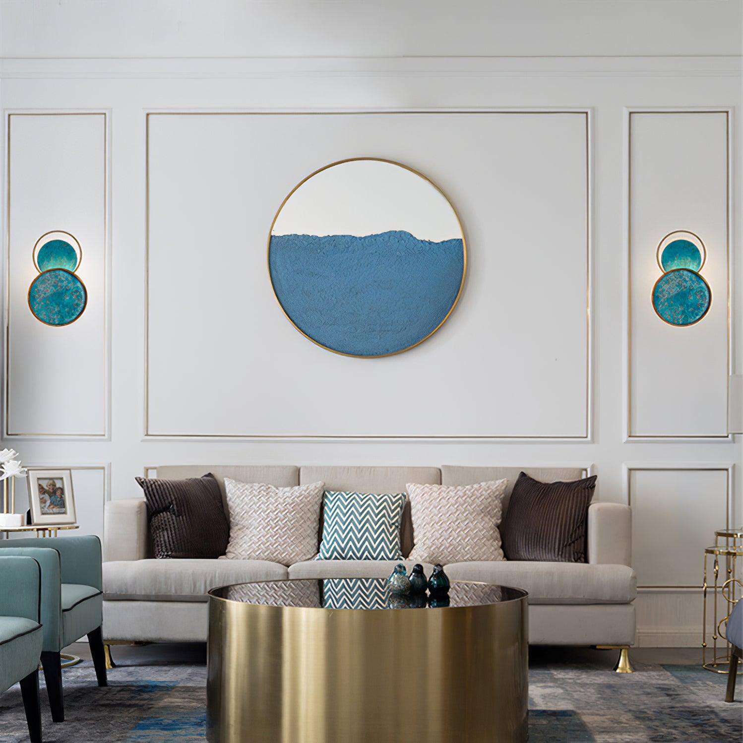 Turquoise Satellite Sconce - Vakkerlight