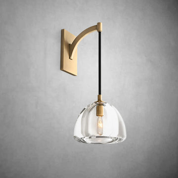 Hemispher Modern Glass Wall Sconce