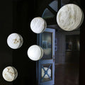 Alabaster Hemisphere Wall Sconce 5.9