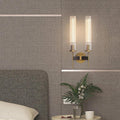 Industrial Wind Crystal Shade Candlestick Wall Sconce (Double) - Ineffable Lighting