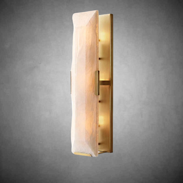 Harlew Calcite Linear Sconce