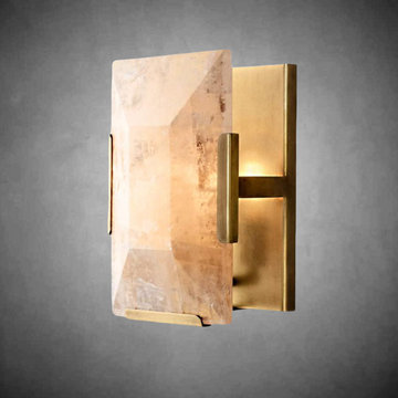 Harlew Calcite Short Wall Sconce