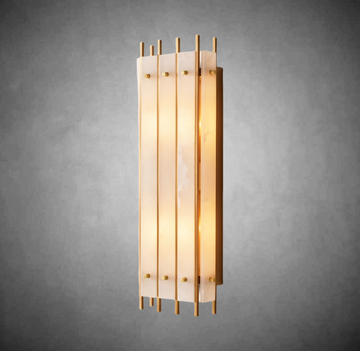 Marisol Alabaster Grand Rectangular Sconce