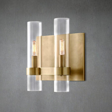 Raveller Glass Double Wall Sconce