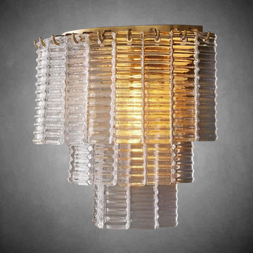 Siren Clear Glass Wall Sconce