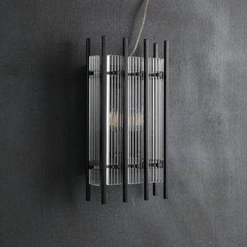 Sun Marco Glass Rectangular Wall Sconce