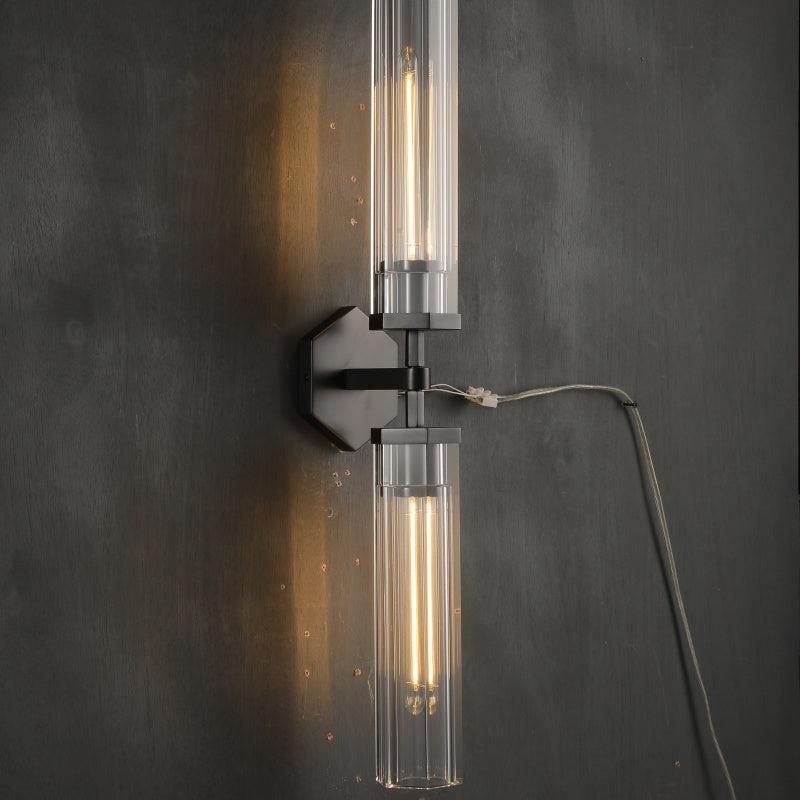 Lameth Knurled Linear Wall Sconce