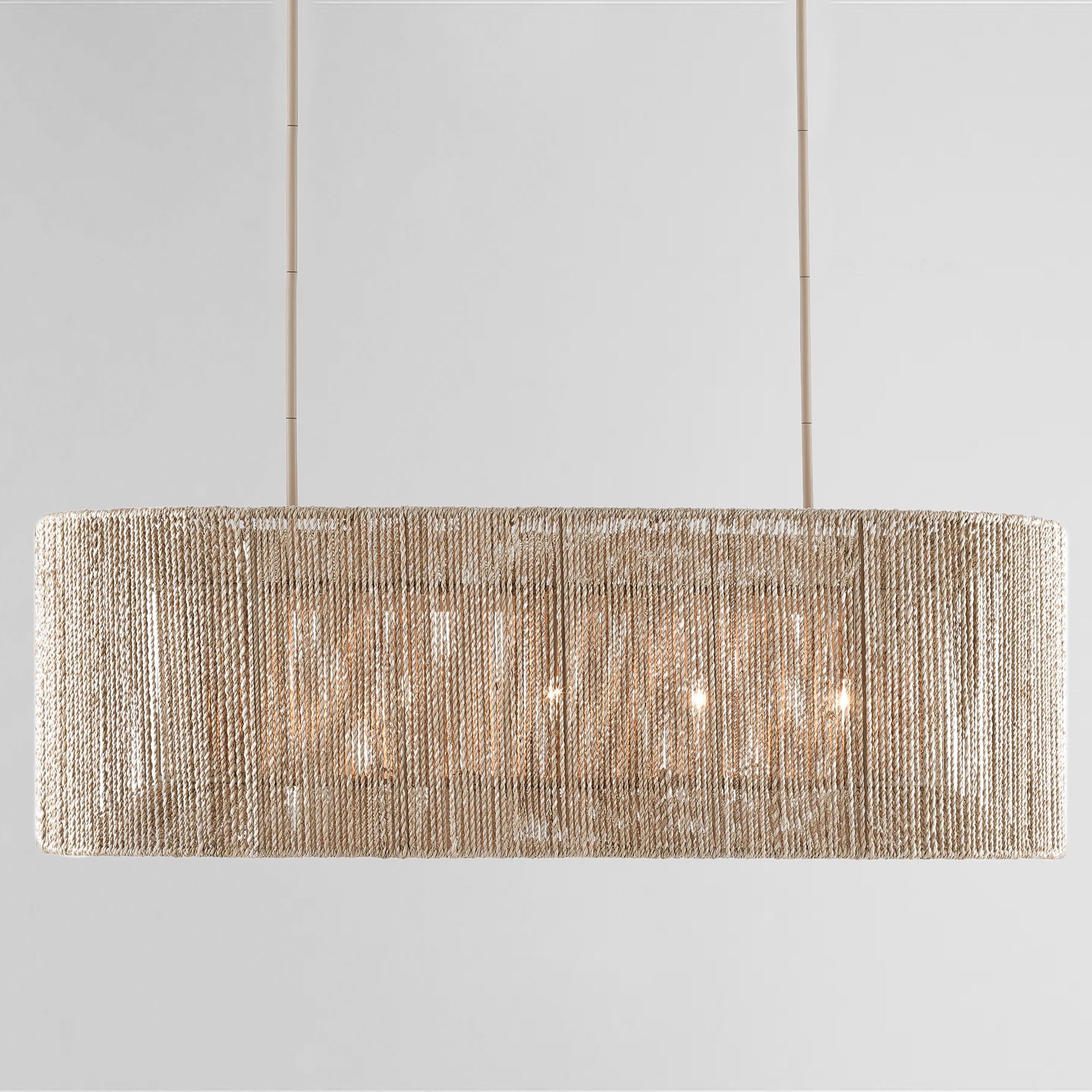 Farrington Abaca Linear Chandelier 42"
