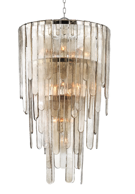 Hudson Valley Lighting Fenwater 16-Light Cascade Pendant with Champagne Glass
