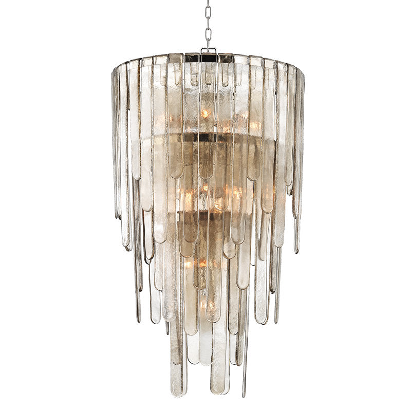 Hudson Valley Lighting Fenwater 16-Light Cascade Pendant with Champagne Glass