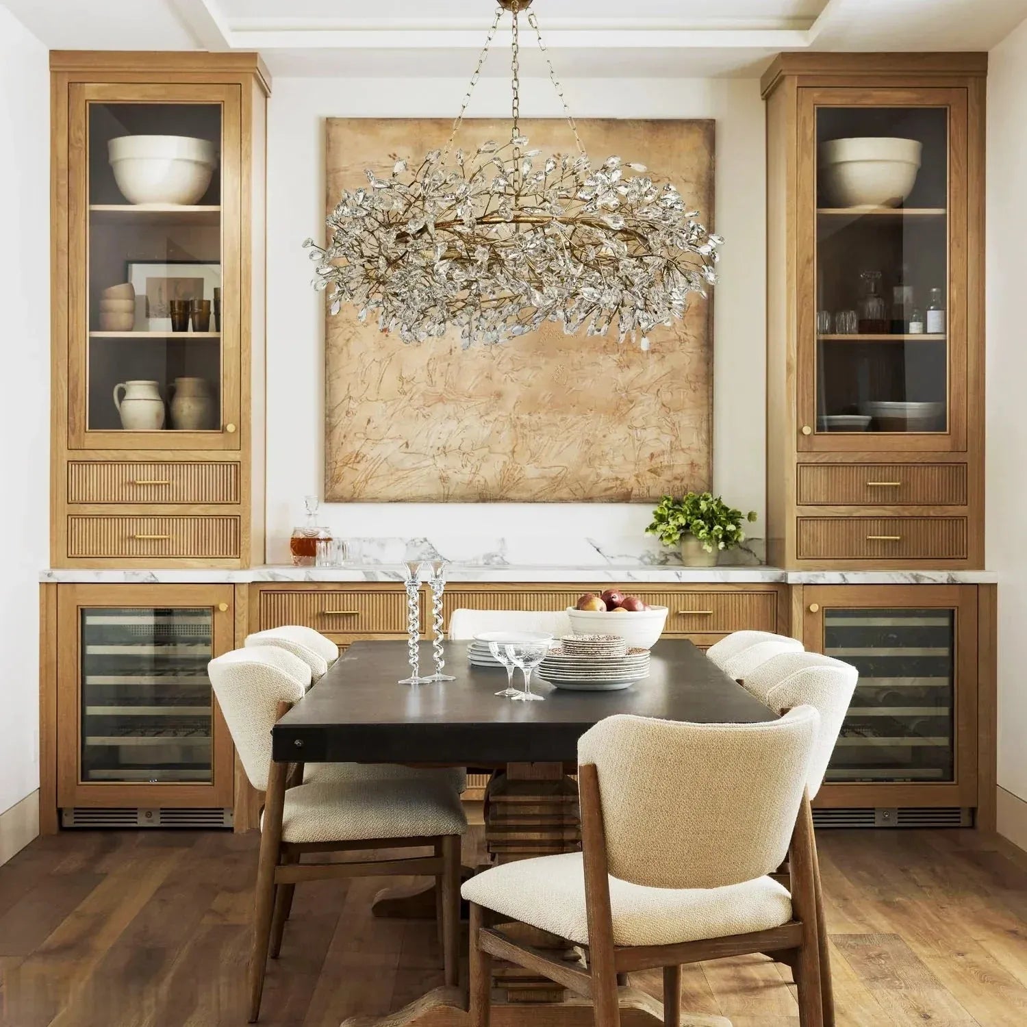 Fiore Crown Chandelier 39''48''60''-Fanci Lamps