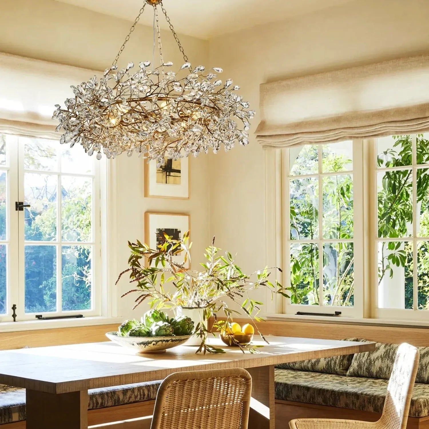 Fiore Crown Chandelier 39''48''60''-Fanci Lamps