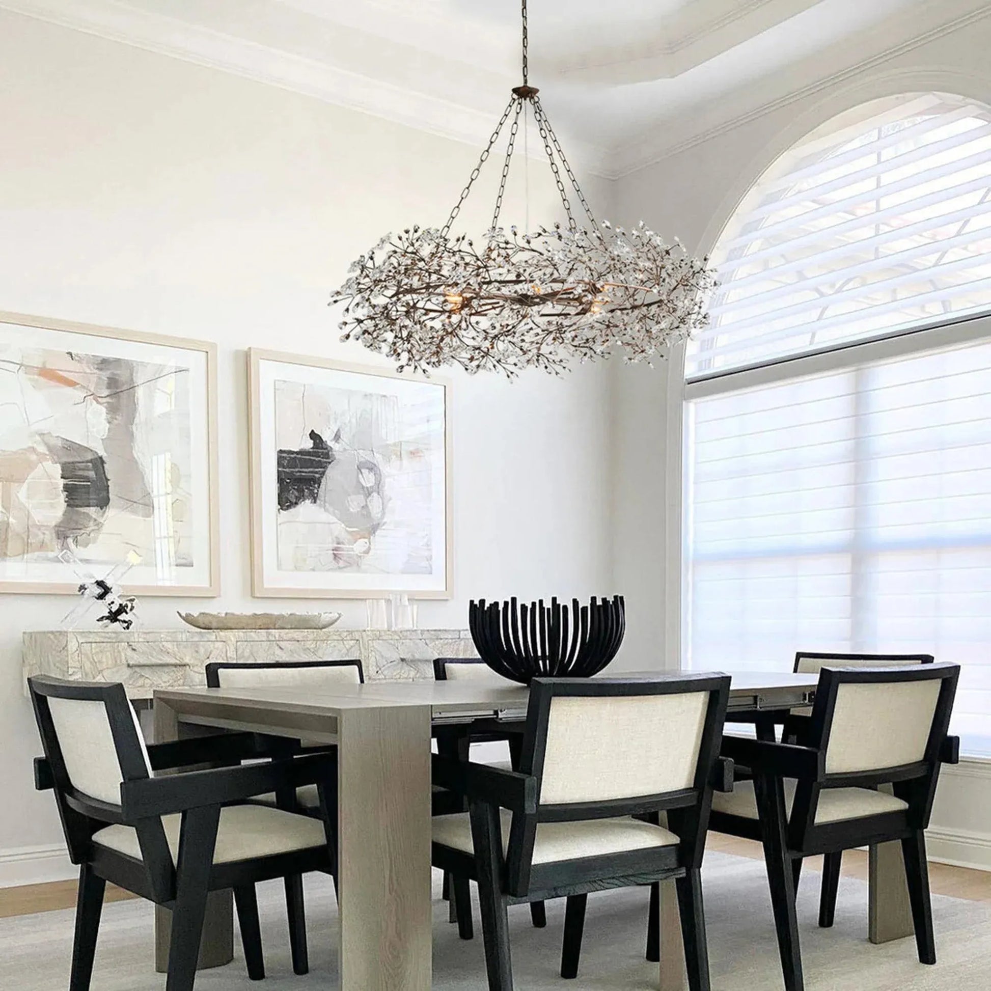 Fiore Crown Chandelier 39''48''60''-Fanci Lamps