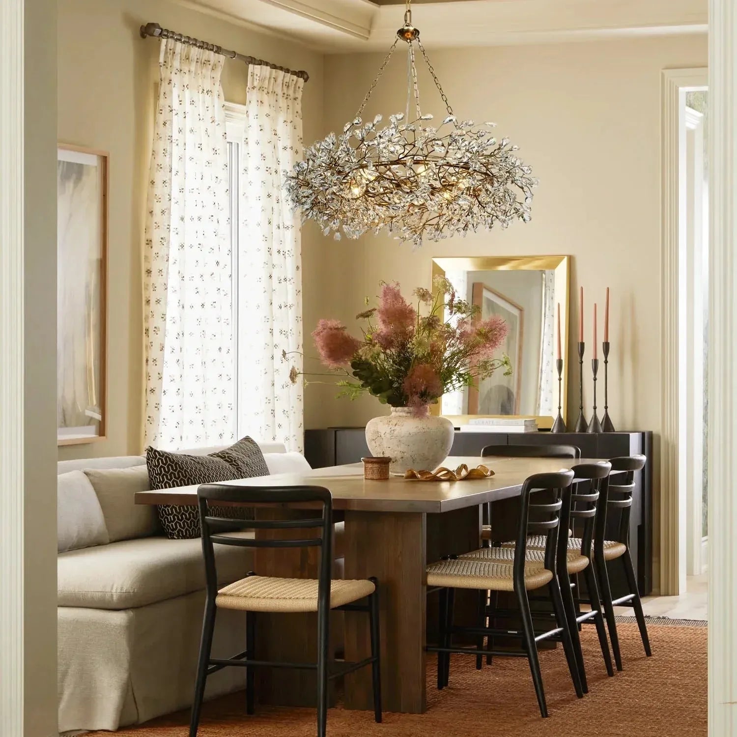 Fiore Crown Chandelier 39''48''60''-Fanci Lamps