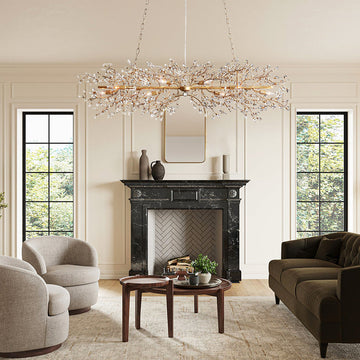 Fiore Linear Chandelier 43''51''68''