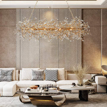 Fiore Oval Chandelier 62''74''