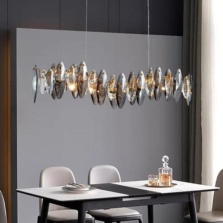 Flor Linear Chandelier for Dining Room